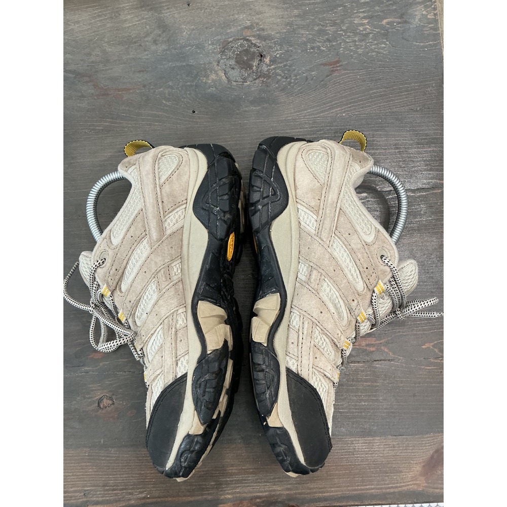 Merrell Moab Women's Hiking Shoes Taupe Suede Mesh Trail Size 7.5 - Picture 6 of 10
